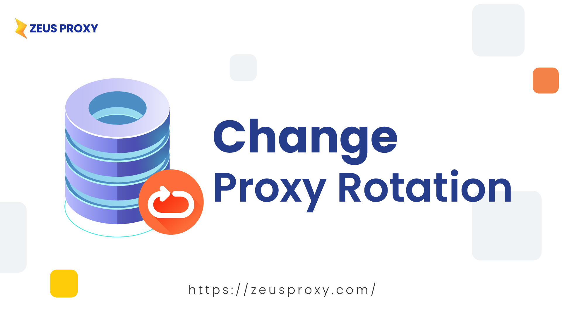 How to change proxy rotation?