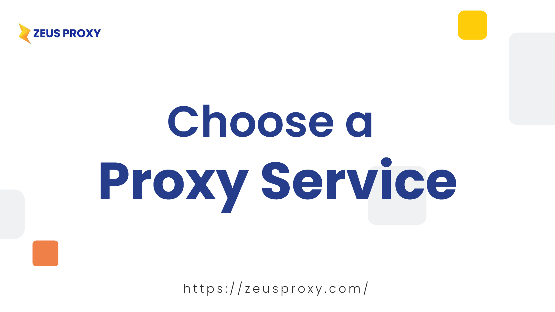 What should you avoid when choosing a proxy service?